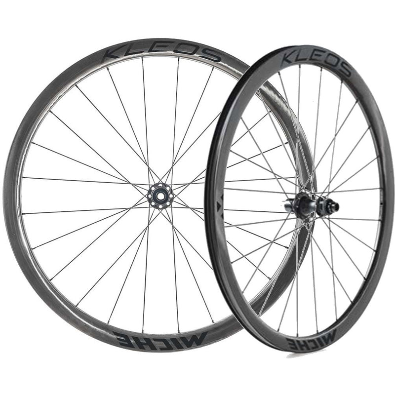 Load image into Gallery viewer, Miche wielset kleos disc 36mm tubeless shimano passing