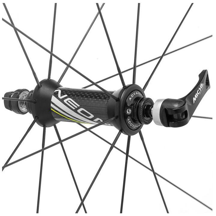 Afbeelding laden in galerijviewer, Miche wielset neon shimano 11v (draad) qr