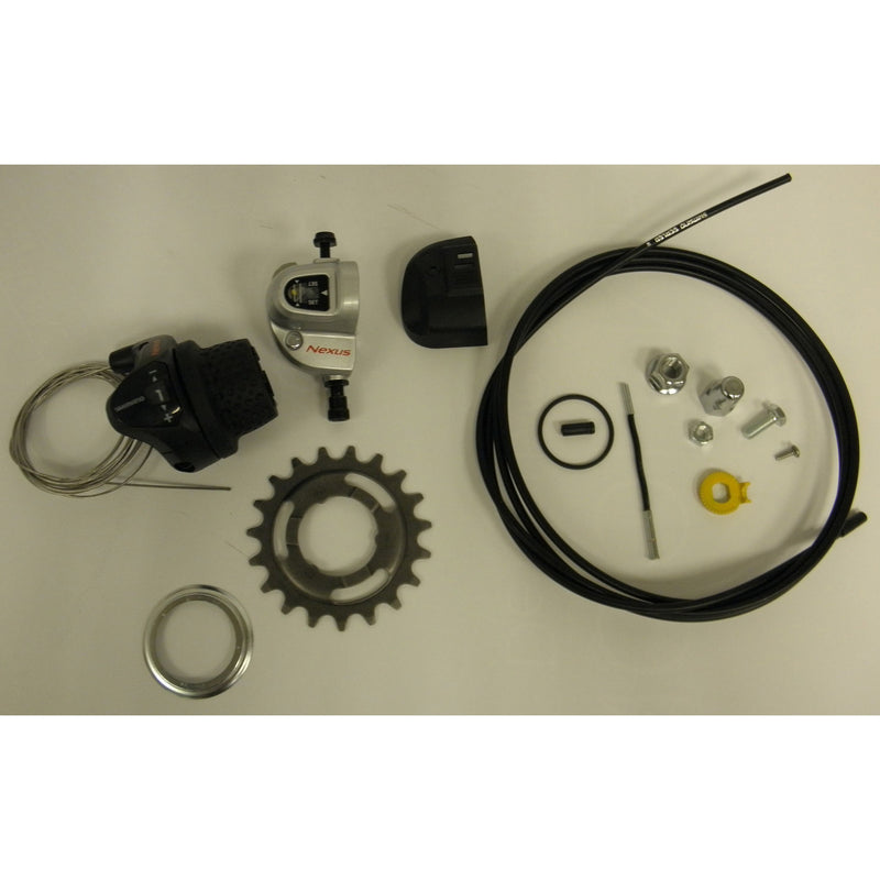 Load image into Gallery viewer, Achterwiel 28-15 8-13 8 Nexus 3V RN RVS spk zwart velg