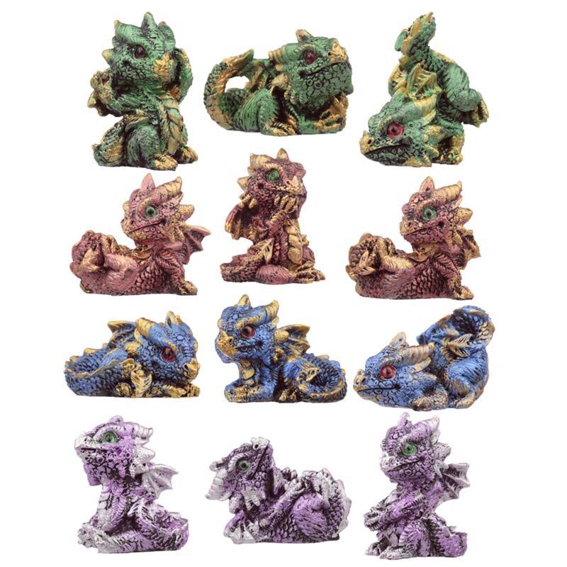 Load image into Gallery viewer, Kristallen baby draken miniatuur beeldjes