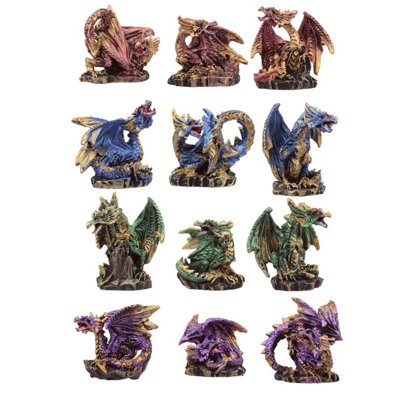 Load image into Gallery viewer, Dark legends draken miniatuur beeldjes
