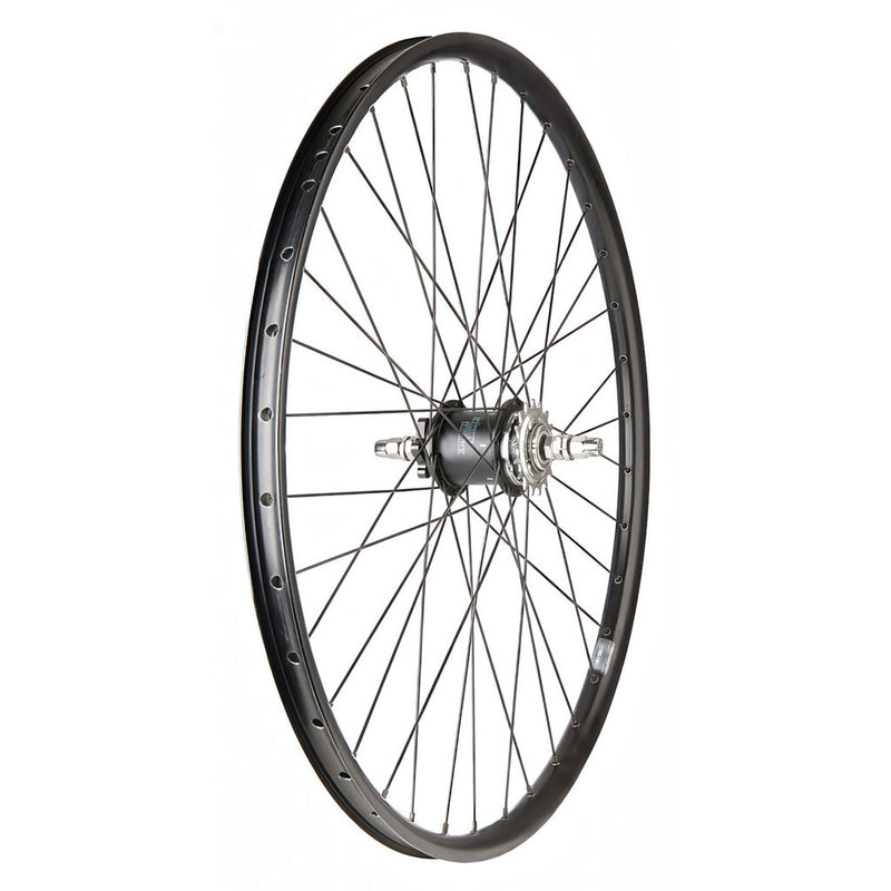Load image into Gallery viewer, Roland achterwiel 28 36g a2k dw velg vrijloop zwart