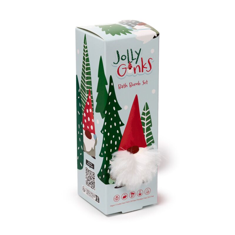 Load image into Gallery viewer, Ty beau cadeauset van 3 kerstmis gnoom bruisballen