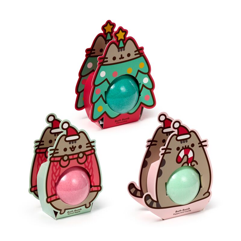 Load image into Gallery viewer, Union kerstmis pusheen de kat bruisballen in gift box