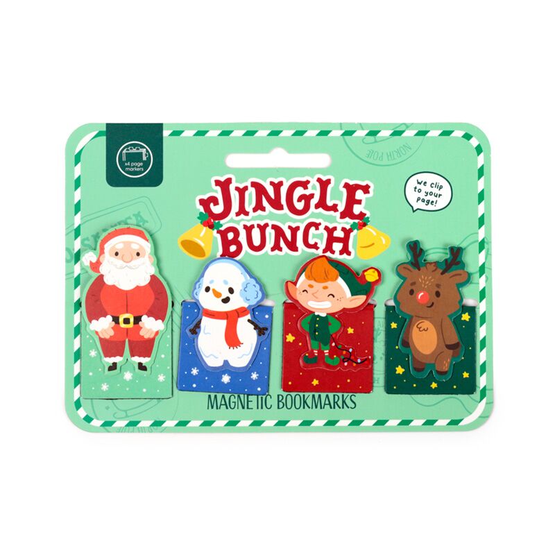 Load image into Gallery viewer, Jingle kerstmis magnetische boekenlegger set