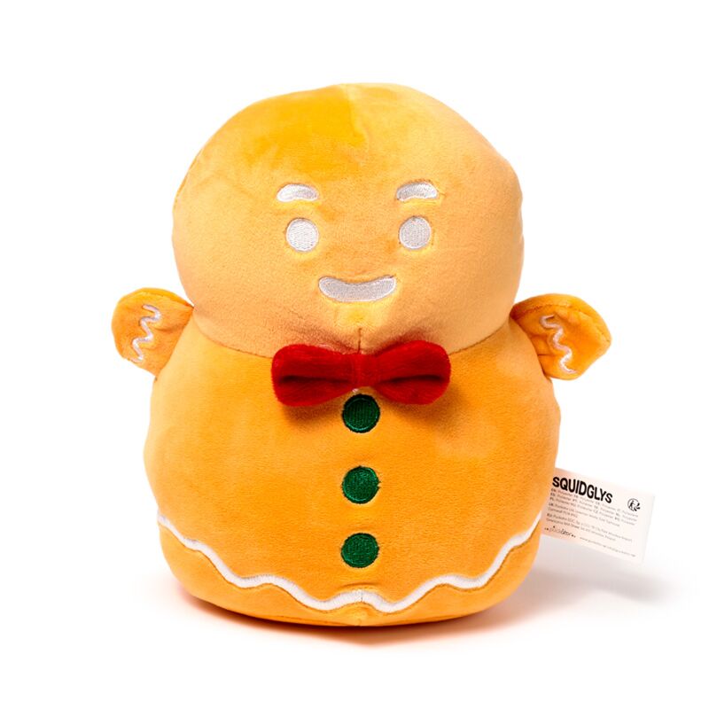 Load image into Gallery viewer, Pluche squidglys baker street kerstmis gemberbrood man