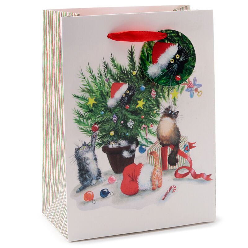 Afbeelding laden in galerijviewer, Kim haskins kerst katten - cadeautasje medium