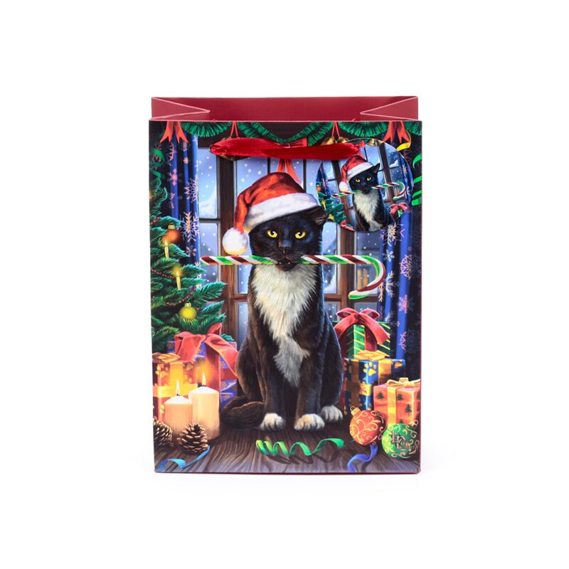 Load image into Gallery viewer, Lisa parker christmas krampus cat - cadeautasje medium