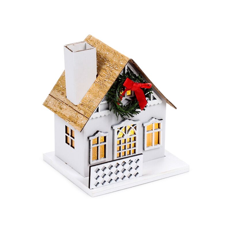 Load image into Gallery viewer, Winter wonderland kerstmis krans huis led decoratie