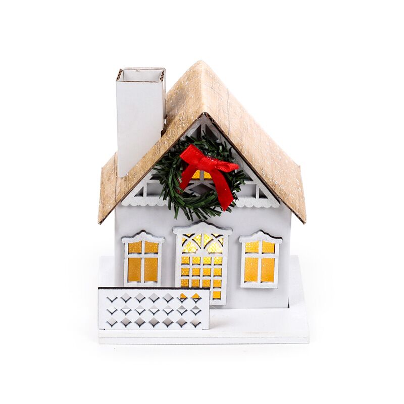 Load image into Gallery viewer, Winter wonderland kerstmis krans huis led decoratie