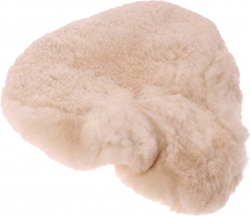 Load image into Gallery viewer, Zadeldek schapenvacht universeel - beige
