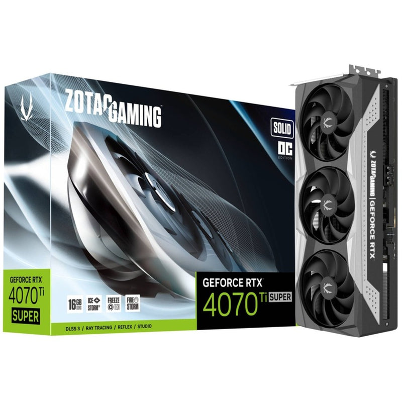Load image into Gallery viewer, ZOTAC GeForce RTX 4070 Ti SUPER SOLID OC 16GB