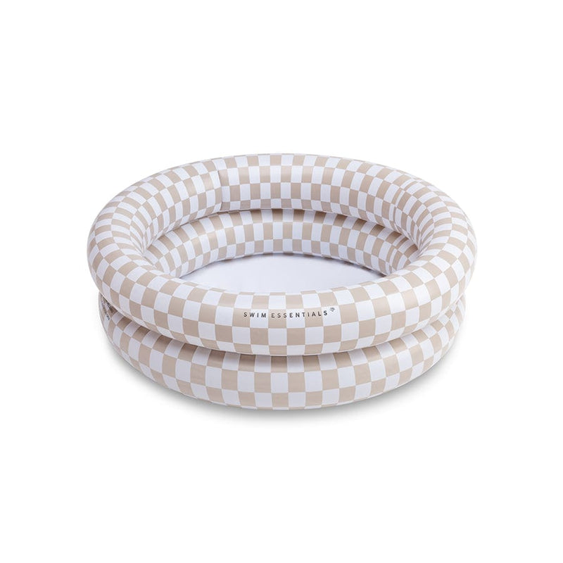 Afbeelding laden in galerijviewer, Checkmate | beige baby zwembad ø 60 cm