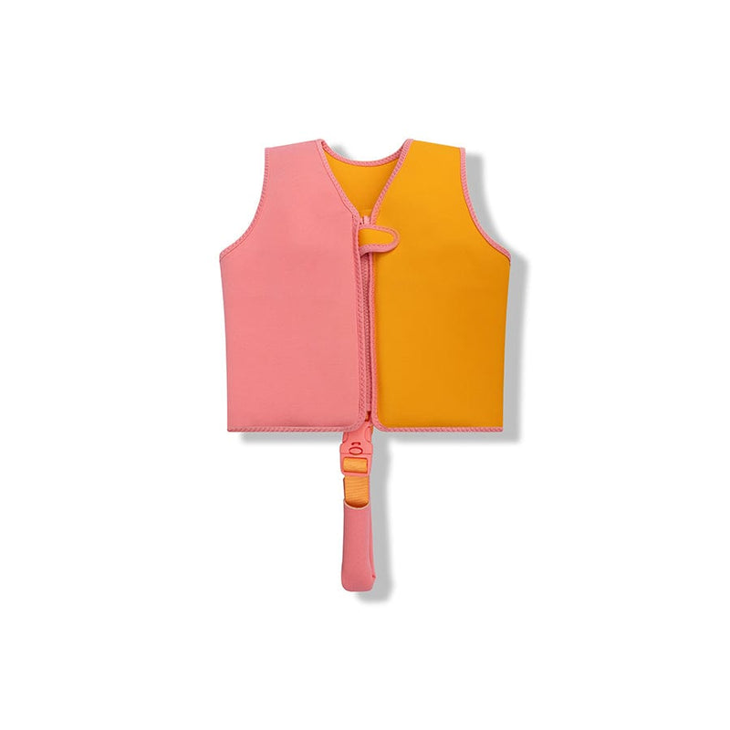Load image into Gallery viewer, Vivid clash | oranje roze zwemvest 3-6 jaar