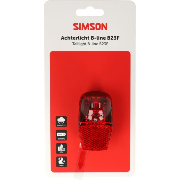 Load image into Gallery viewer, Simson aurora achterlicht b-line b23f