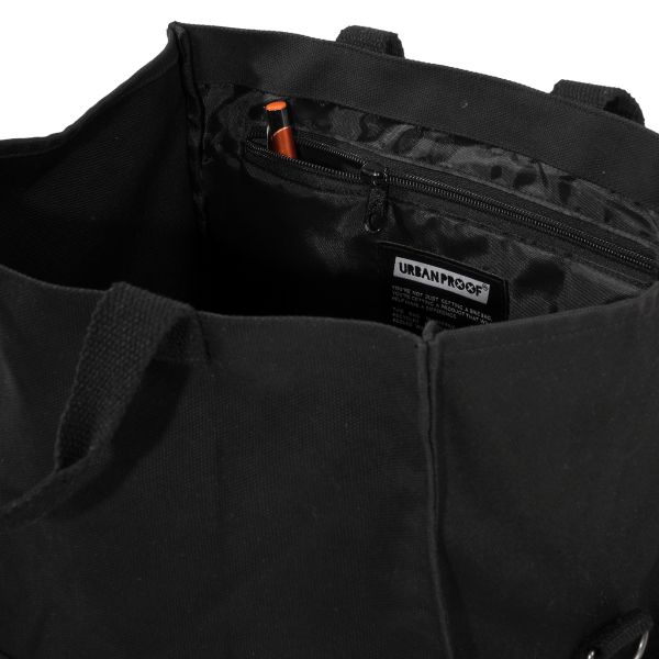 Load image into Gallery viewer, Dutchperfect urbanproof draagtas city tote recycled 22l zwart