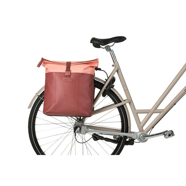 Load image into Gallery viewer, Basil b.v. tas basil vive dubbel bordeaux roze | mik | 35l