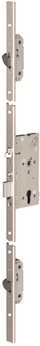 Load image into Gallery viewer, Abloy el566-vlak veiligheidspaniekmeerpuntssluiting | enkelzijdig krukgestuurd | zelfvergrendelend | skg*** | dm60mm | pc72mm | voorplaat rvs 24x1760mm afgerond | 12 24v dc | dr 1+2+3+4 - 10037694