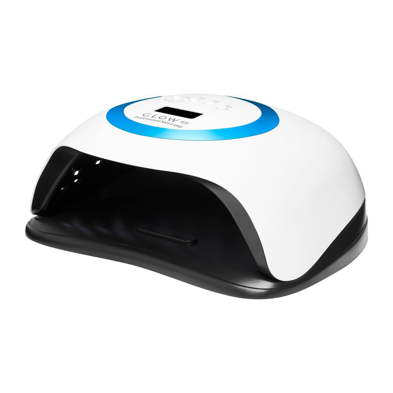 Load image into Gallery viewer, Glow v1 uv led lamp dual 168w wit met metallic blauw