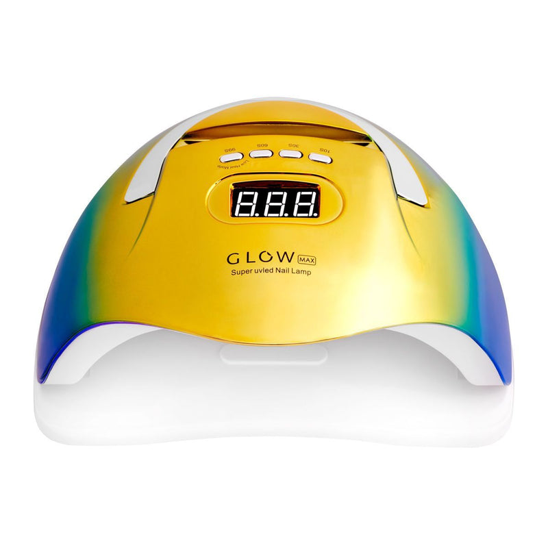 Load image into Gallery viewer, Glow f2 zn uv led lamp dual 220w metallic goud blauw