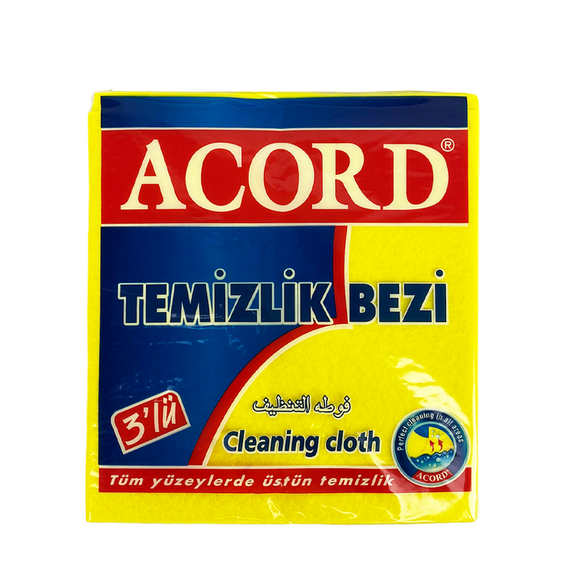 Afbeelding laden in galerijviewer, Acord poetsdoek 35x38cm 3 stuks