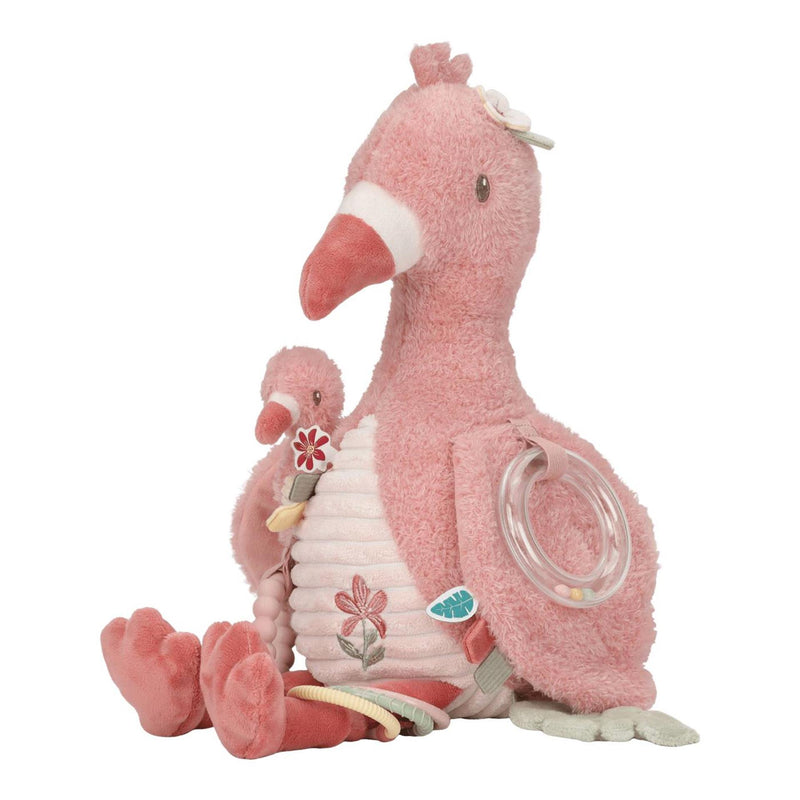 Load image into Gallery viewer, Little dutch safari friends activiteitenknuffel flamingo