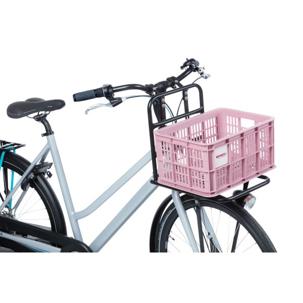 Load image into Gallery viewer, Basil fietskrat S - klein - 17.5 liter - roze