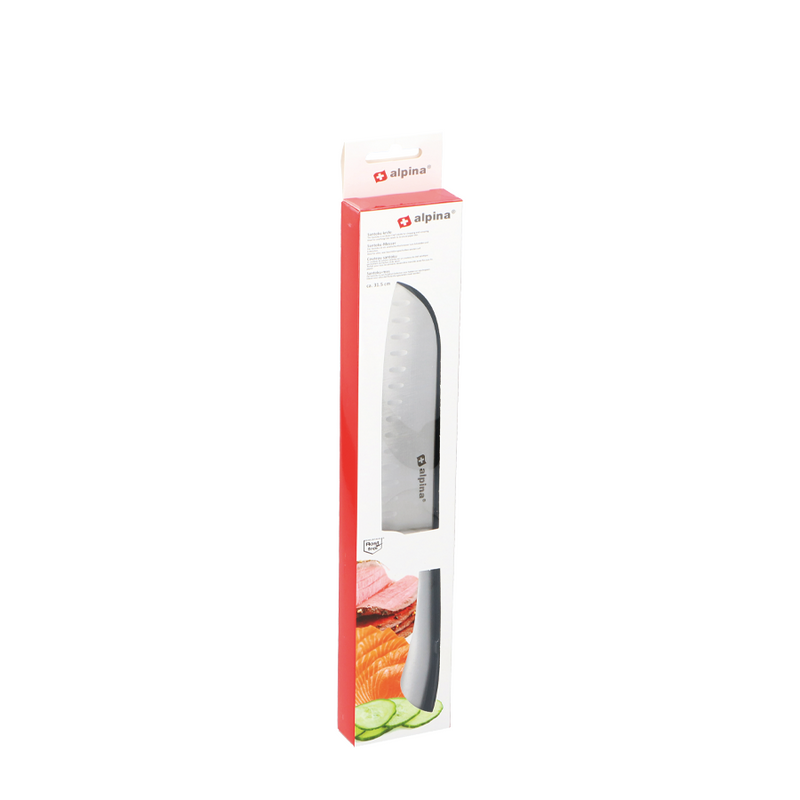 Afbeelding laden in galerijviewer, Alpina santoku mes 31,5cm