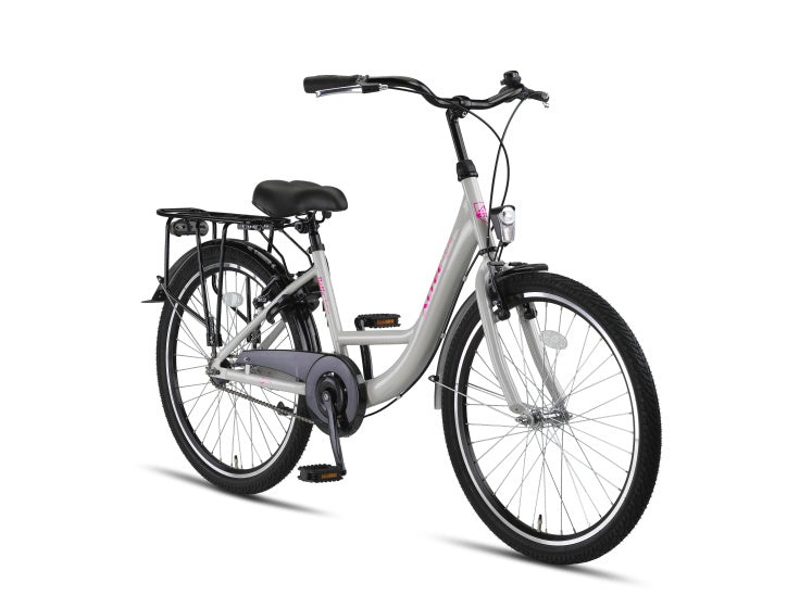 Load image into Gallery viewer, Altec belle 24 inch meisjes v-brakes lichtgrijs