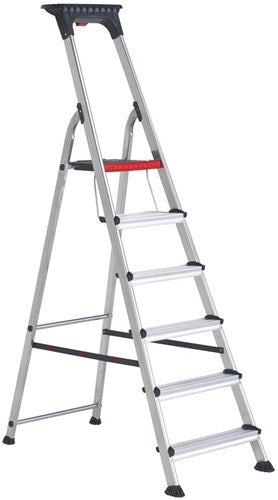 Afbeelding laden in galerijviewer, Altrex double decker huishoudtrap | 6-treeds - 501106