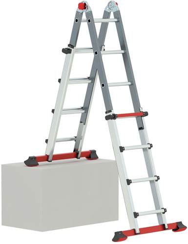 Afbeelding laden in galerijviewer, Altrex varitrex vouwladder tele pro 4x4 - 503714