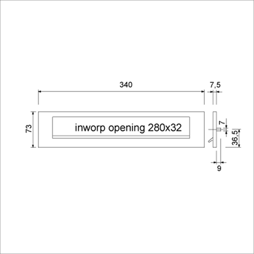Load image into Gallery viewer, Ami briefplaat ta deurdikte 53 57 veer f1 - 400101