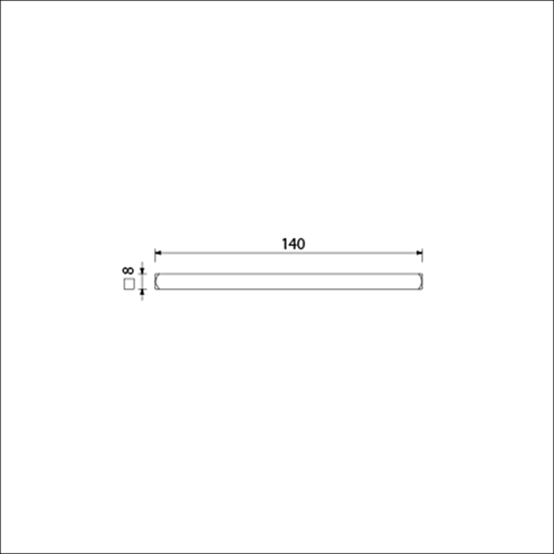 Load image into Gallery viewer, Ami vierkant stift 8x140 mm - 900461