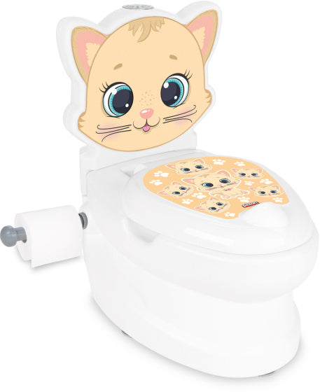 Load image into Gallery viewer, Pilsan Cat educatief plaspotje wit beige