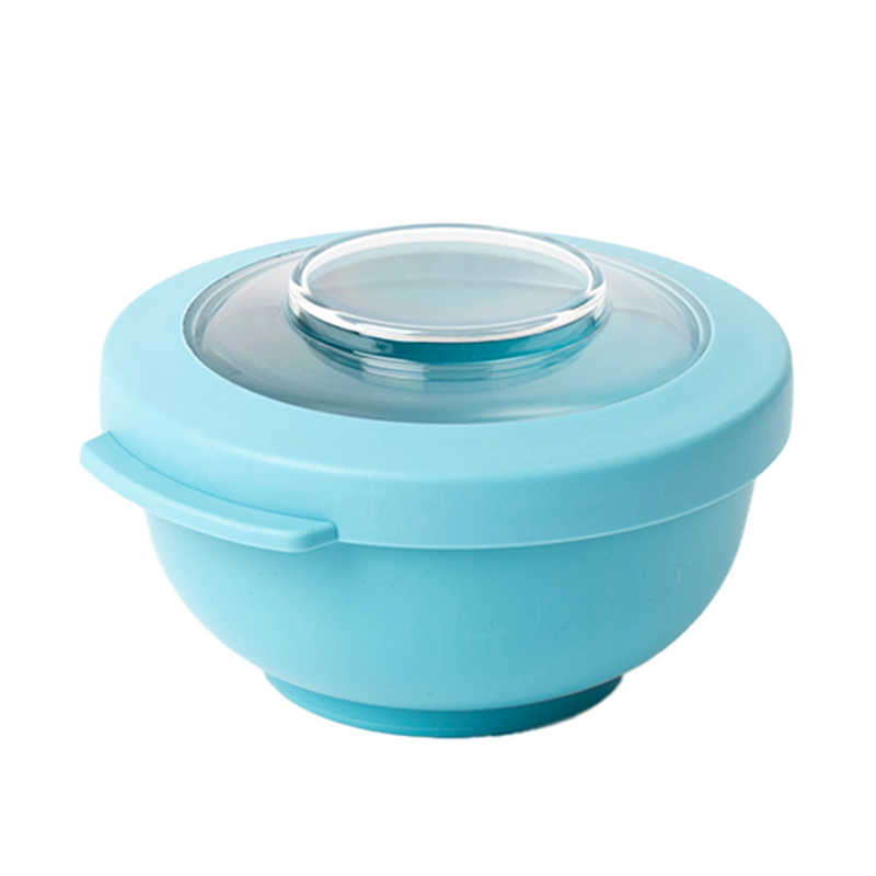 Load image into Gallery viewer, Amuse life snack bowl met deksel blauw 200ml