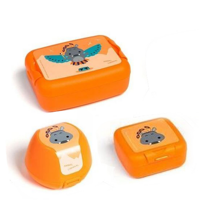 Load image into Gallery viewer, Amuse lunch set animal carnival hippo