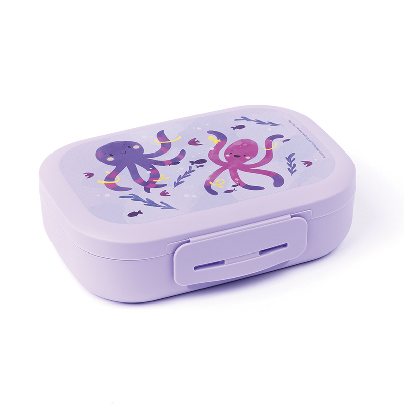Load image into Gallery viewer, Amuse lunchbox medium paars octopus