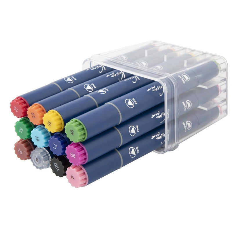 Afbeelding laden in galerijviewer, Nassau ronde dual markers - 12st.