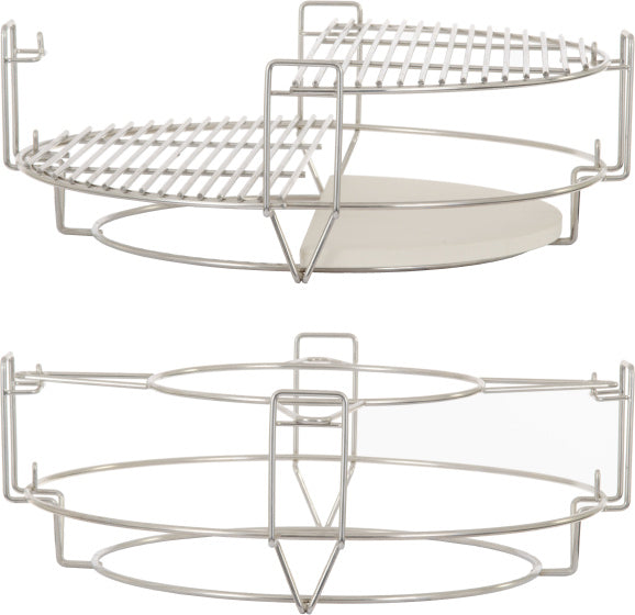 Load image into Gallery viewer, Arbaer Hitteschild 2x Halve Maan voor Kamado Large