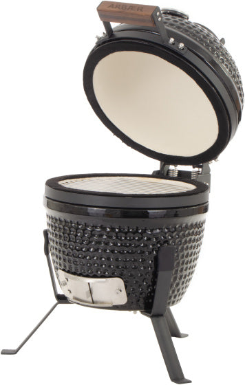 Load image into Gallery viewer, Arbaer Kamado Small Ø 13 inch met Frame Keramisch Zwart