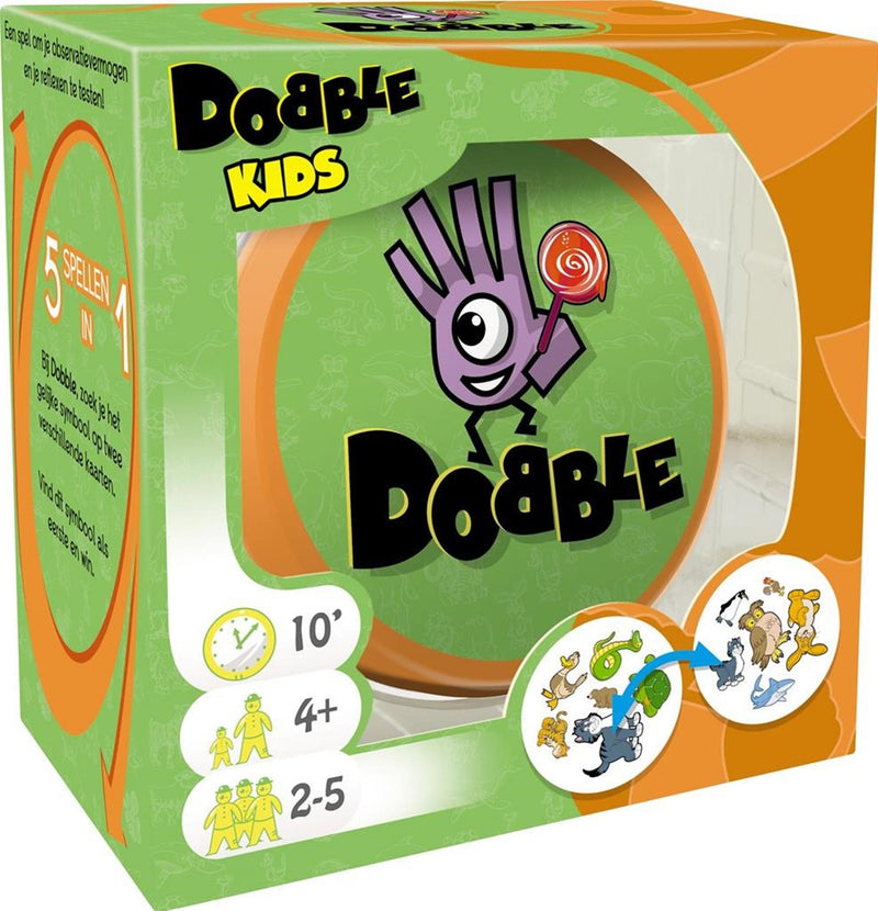 Load image into Gallery viewer, Asmodee zygomatic dobble kids kaartspel - snel spel met dieren voor kinderen
