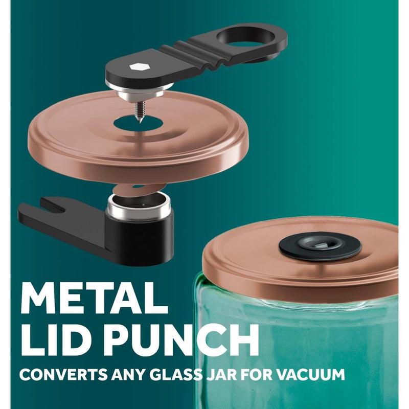 Load image into Gallery viewer, Airtender air vacuum - vacuã¼mpomp, luchtpomp, beluchter, 6 stoppers met bewaarclip in cadeaudoos