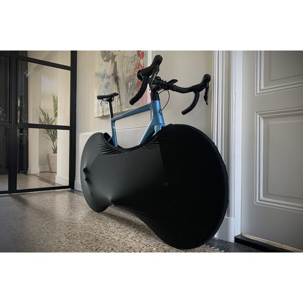 Load image into Gallery viewer, Ds covers wheel fietssok stretch-fit zwart