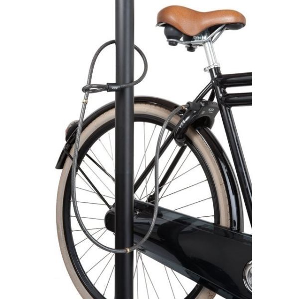 Load image into Gallery viewer, AXA RLD 180 12 Fiets Kabelslot - Zwart