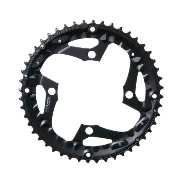 Afbeelding laden in galerijviewer, Shimano kettingblad 44t fc-t521 44t-ae non series - kettingrand - zwart