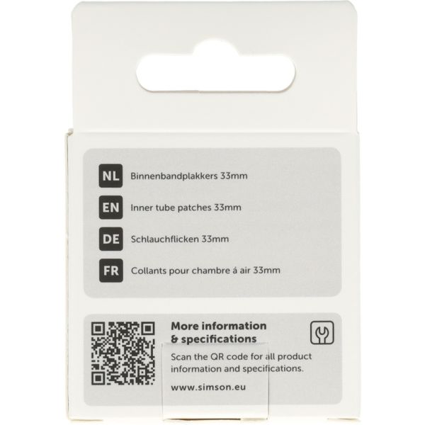 Afbeelding laden in galerijviewer, Simson binnenbandpleisters 33mm 8st