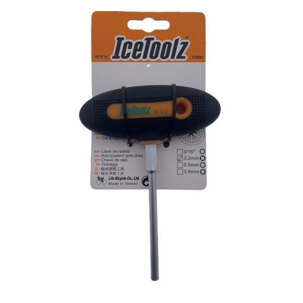 Load image into Gallery viewer, Icetoolz spaaknippelsleutel 12b8 - 3,2 mm met t-handvat