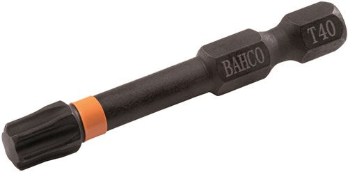 Afbeelding laden in galerijviewer, Bahco torsiebit 1 4 | heavy-duty | voor torx® schroeven | gekleurd | t25 x 50 mm - retailverpakking - 66im 50t25c-2p