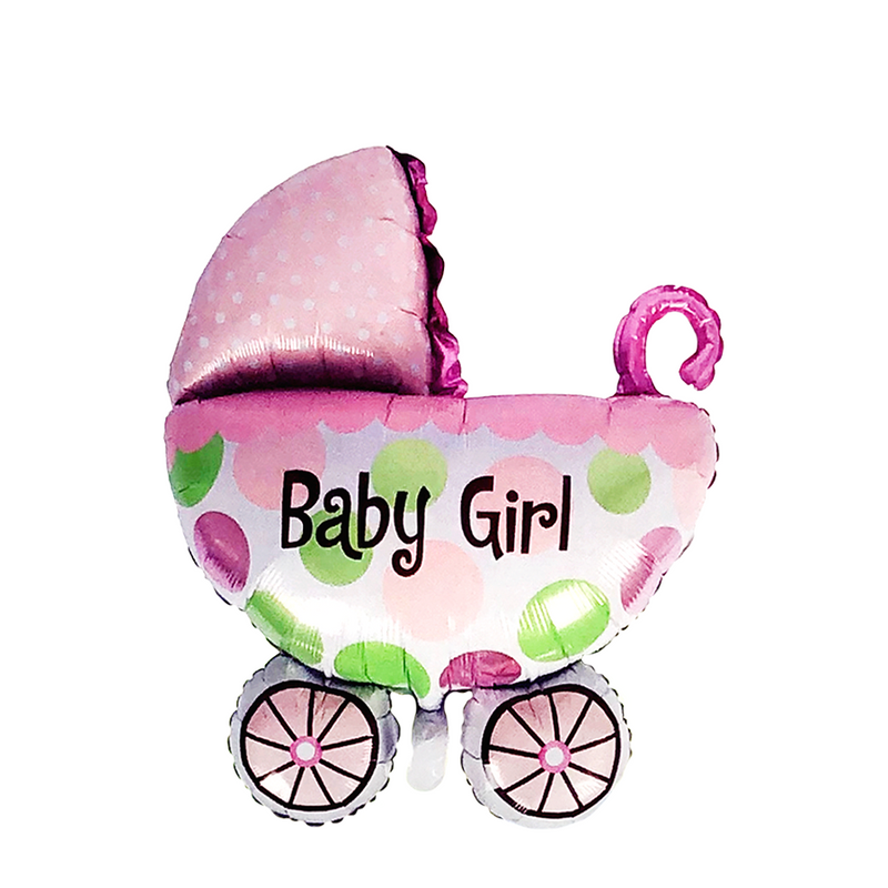 Afbeelding laden in galerijviewer, Ballon folie kinderwagen baby girl 108x82cm