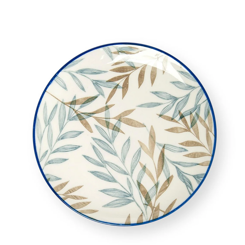 Afbeelding laden in galerijviewer, Bambum serviesset fondo blauw 12-delig